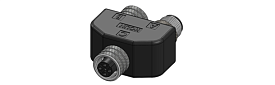 M12 Y adapter / Y splitter 2